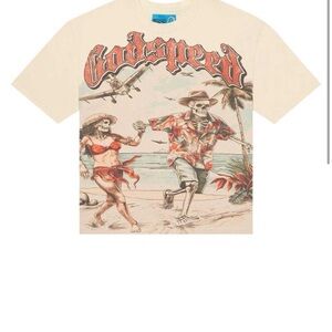 Godspeed Cream Graphic Men's Shirt